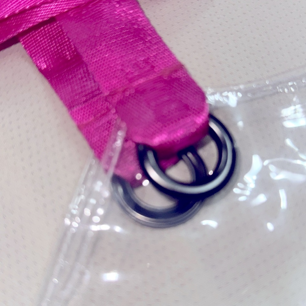 "Barbie Blonde" adult clear apron with pink new no box - Picture 5 of 7